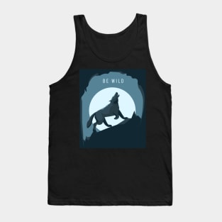 Wolf Double Exposure Tank Top